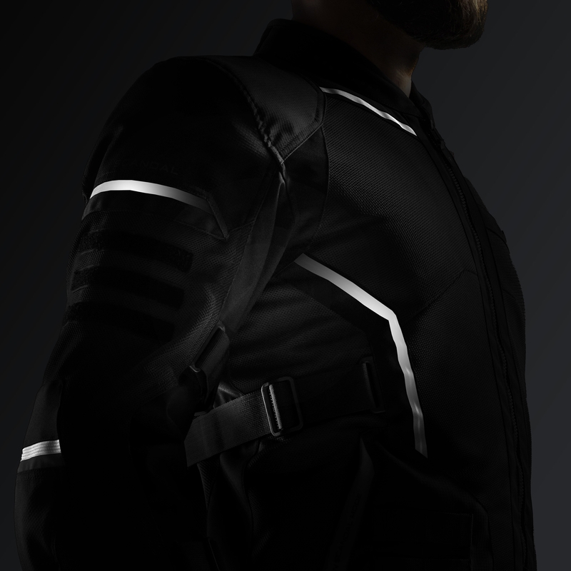 Rebelhorn Scandal 3 mootorratta jope must-hall-fluorestseeriv kollane