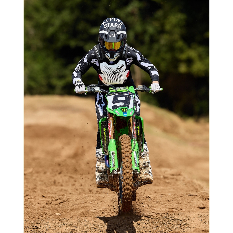 Alpinestars TECH-AIR®MX PLASMA süsteemiga turvapadjavest valge-must-punane