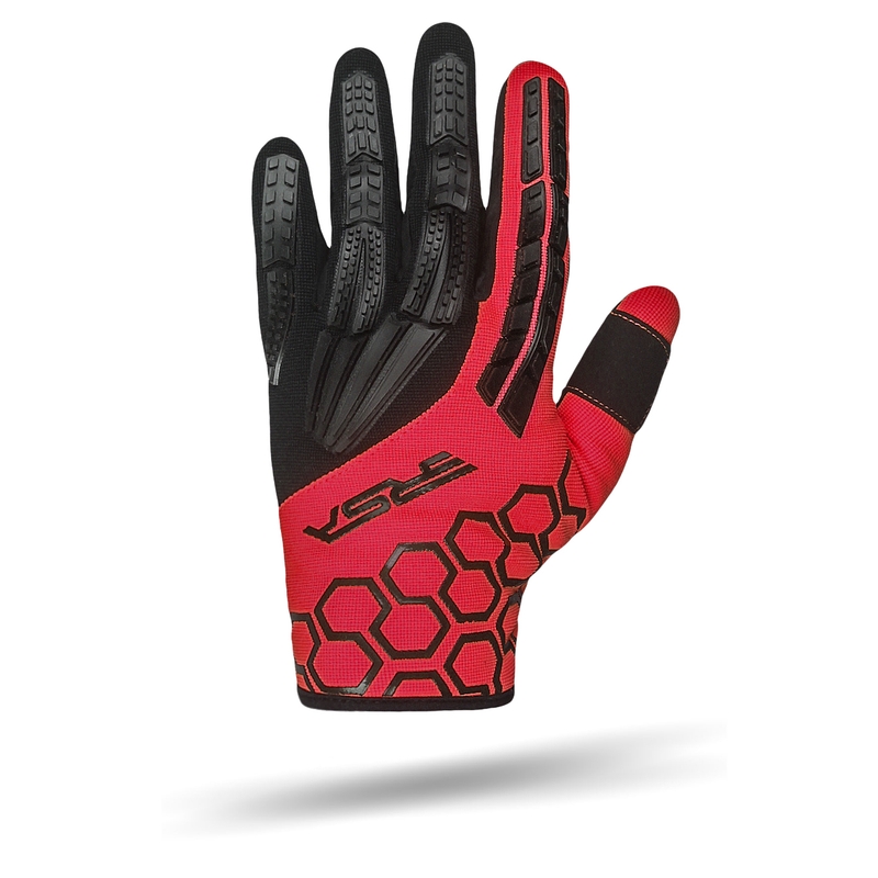 Mootorrattakindad RSA MX EVO must-punased