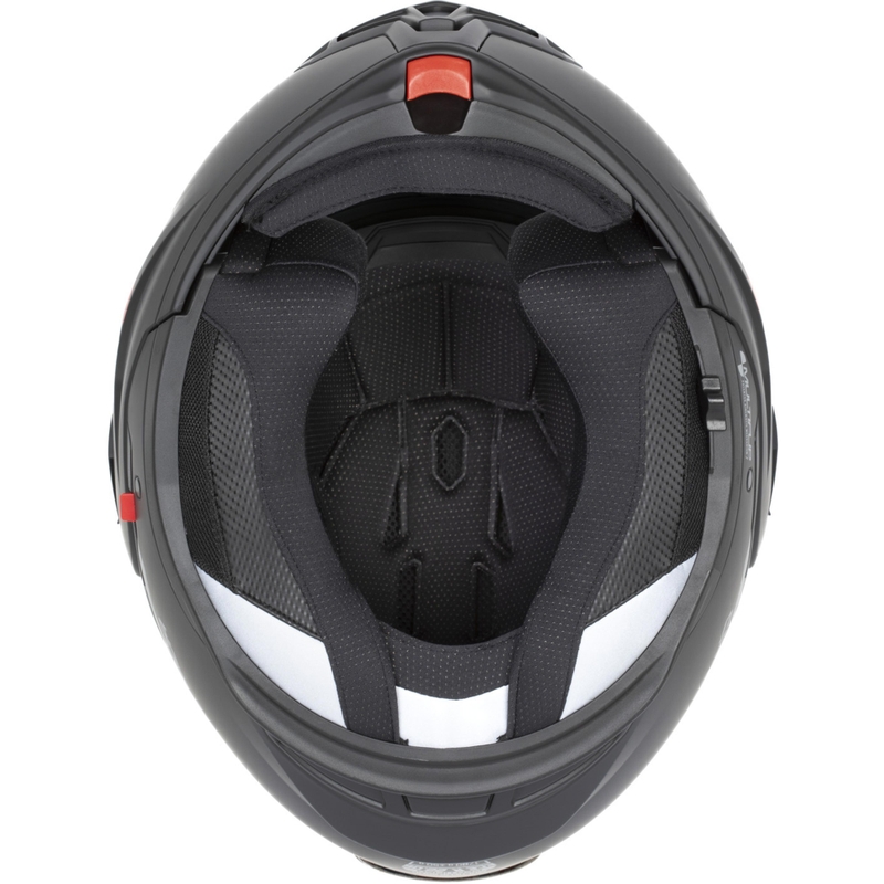 Cassida MultiFlip Korp ülespööratav mootorrattakiiver matt must-roheline-hall