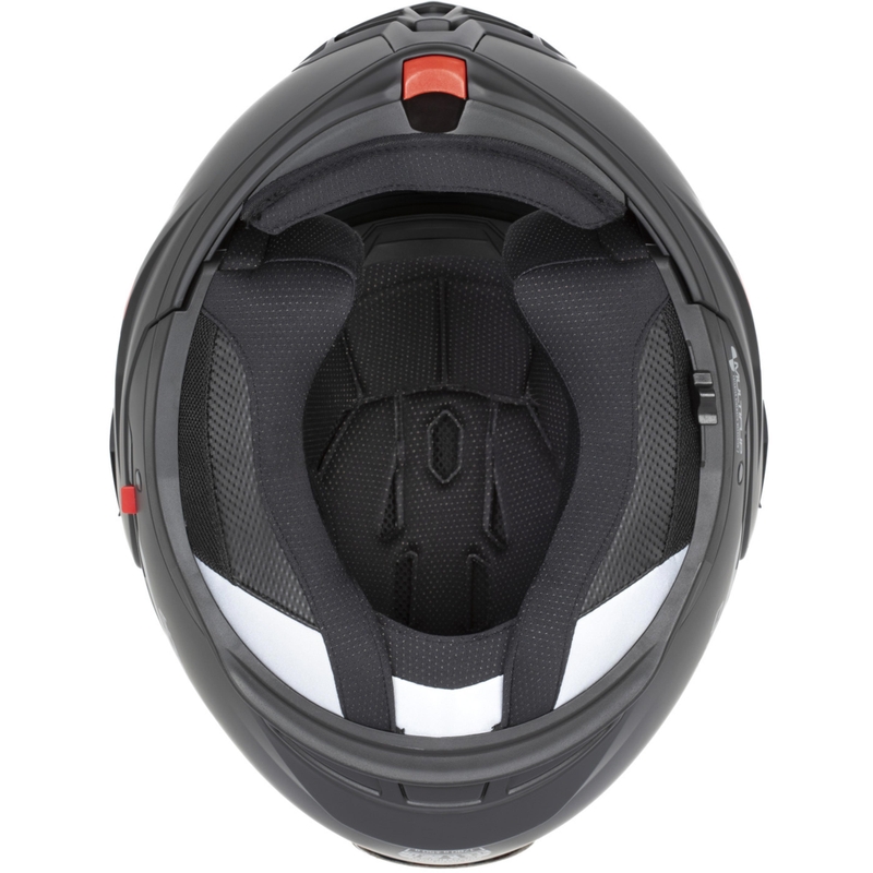 Cassida MultiFlip Korp ülespööratav mootorrattakiiver matt must-liiva-khaki värvi