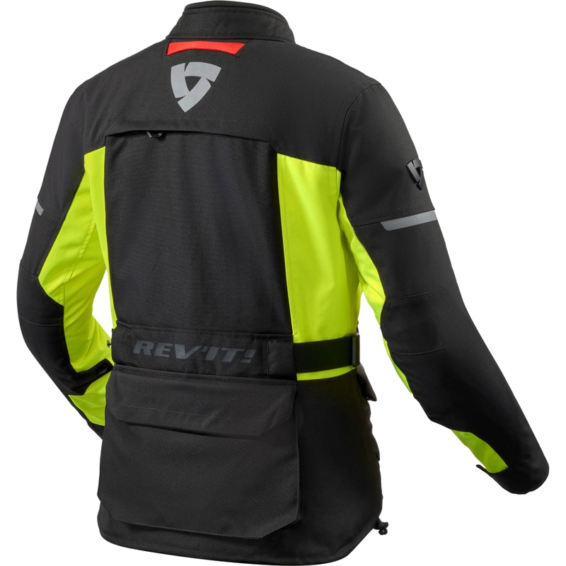 Revit Outback 5 H2O Naiste Mootorratta Jope Must-Neonkollane