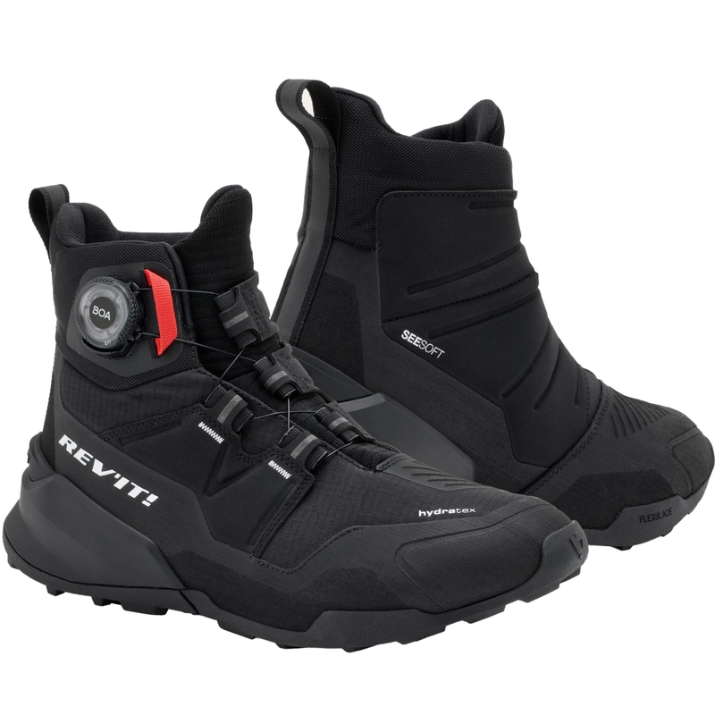 Revit Undercut H2O mootorrattasaapad mustad