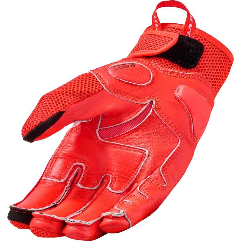 Revit Ritmo fluo mootorratta kindad puna-mustad
