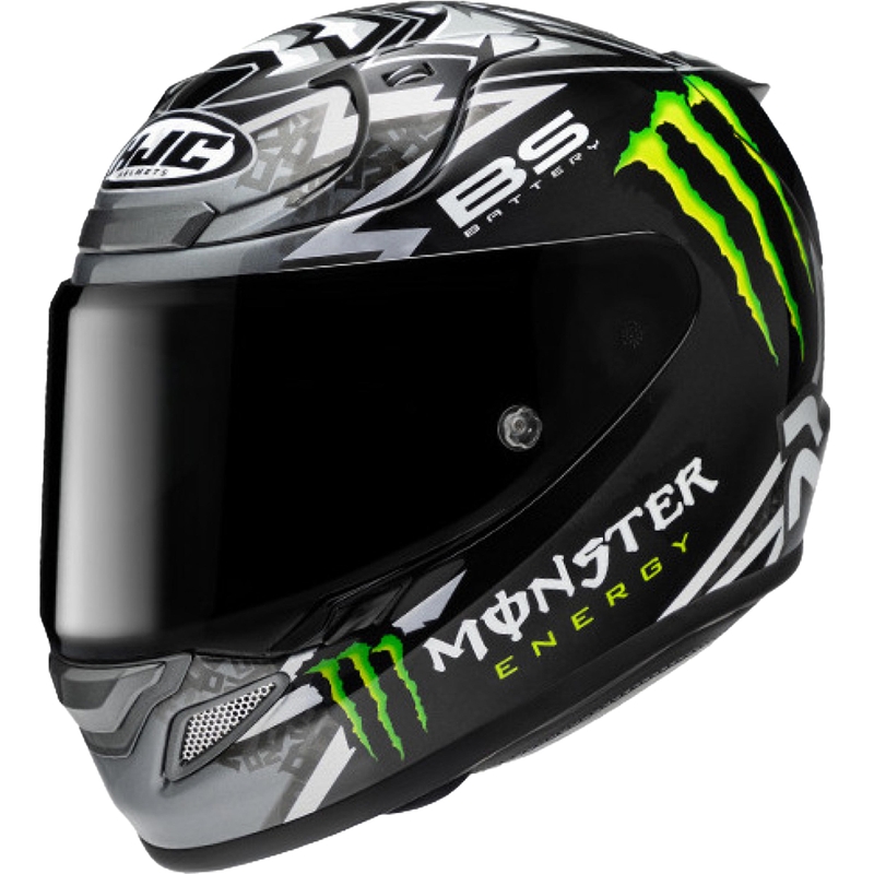 HJC RPHA 12 Quartararo Replica BL MC5 täismaskiga mootorrattakiiver must