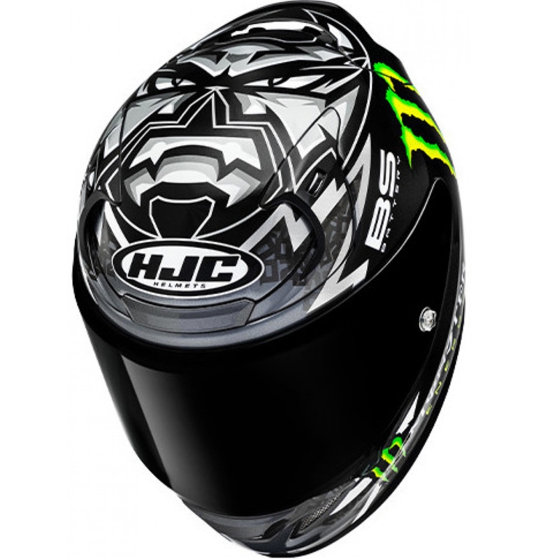 HJC RPHA 12 Quartararo Replica BL MC5 täismaskiga mootorrattakiiver must