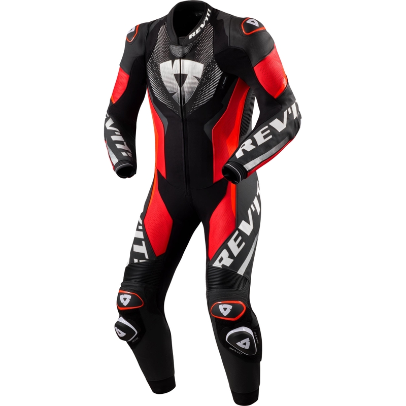 Revit One Piece Hyperspeed 3 Mootorratta Kombe Must-Fluorpunane