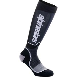 Alpinestars MX Plus mustad ja valged laste sokid