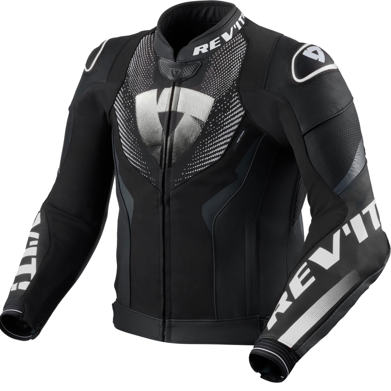Revit Hyperspeed 3 Air nahkjakk must-valge