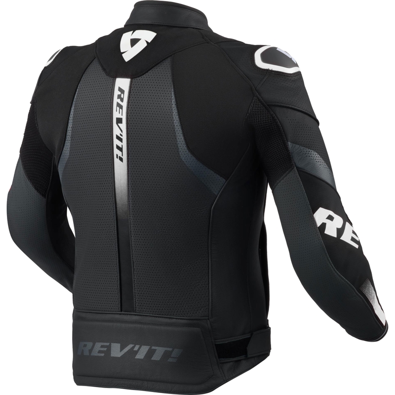 Revit Hyperspeed 3 Air nahkjakk must-valge