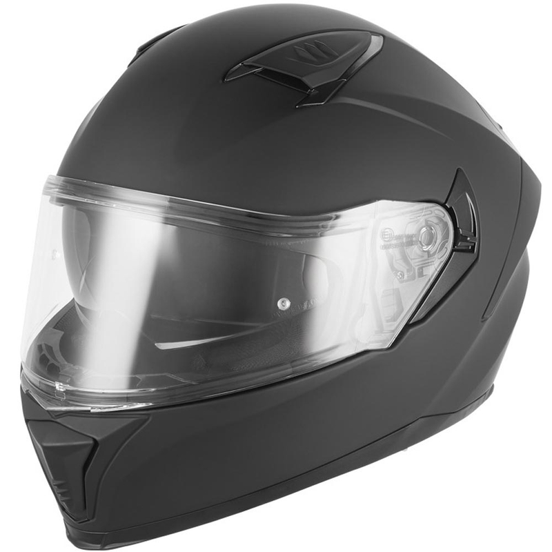 NOX N402 täisnäoga mootorrattakiiver matt must