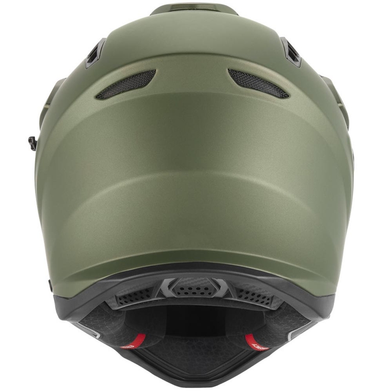 Enduro mootorratta kiiver NOX N350 khaki roheline