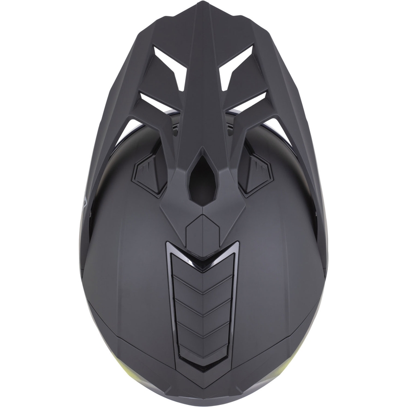 Enduro mootorratta kiiver ZED XD1 matt must-fluorestseeriv kollane