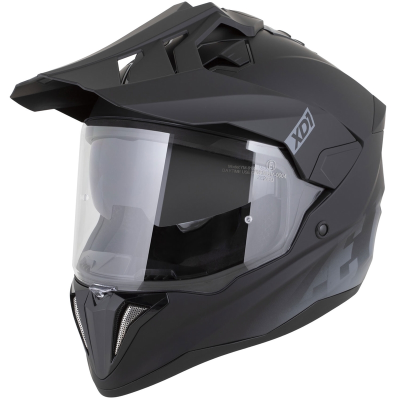 Enduro mootorratta kiiver ZED XD1 matt must-tumehall
