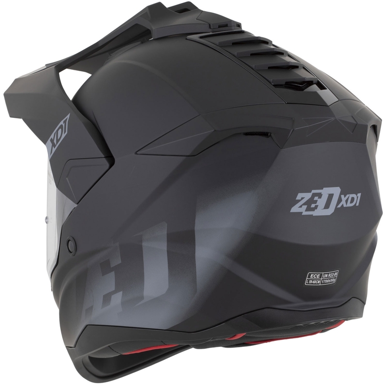 Enduro mootorratta kiiver ZED XD1 matt must-tumehall