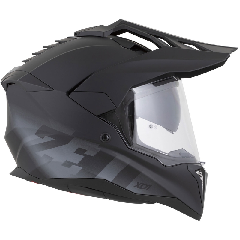 Enduro mootorratta kiiver ZED XD1 matt must-tumehall
