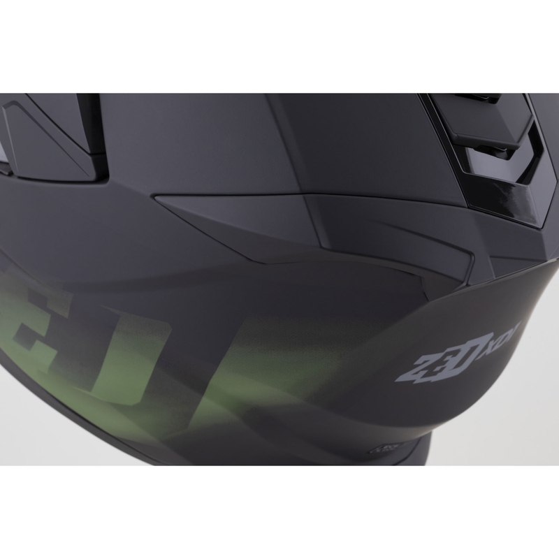 Enduro mootorratta kiiver ZED XD1 matt must-tumeroheline