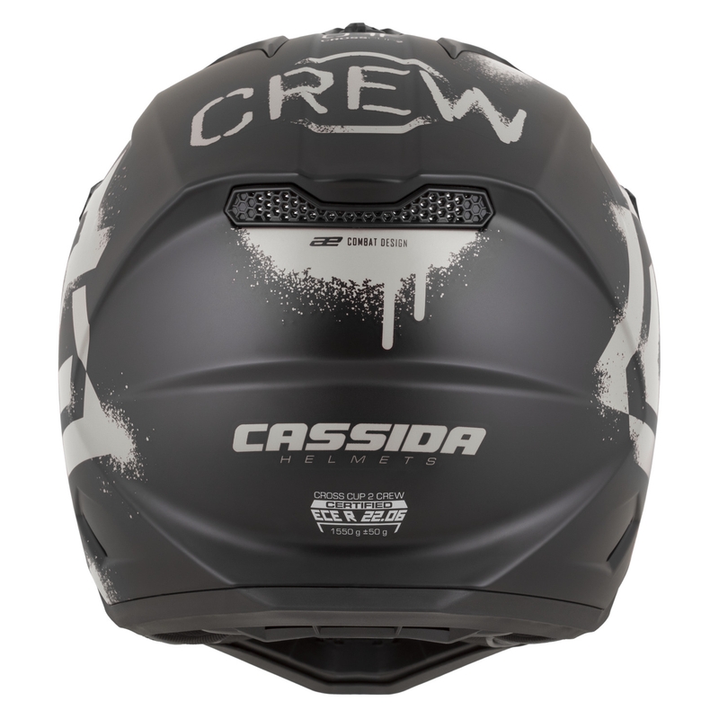 Cassida Cross Cup 2 Crew mootorratta motokrossi kiiver matt must-liiv