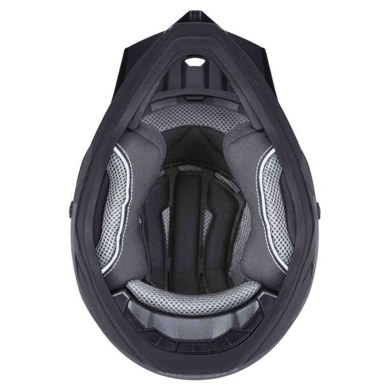 Laste motokrossikiiver Cassida Cross Cup 2 Crew Junior matt must-fluorroheline