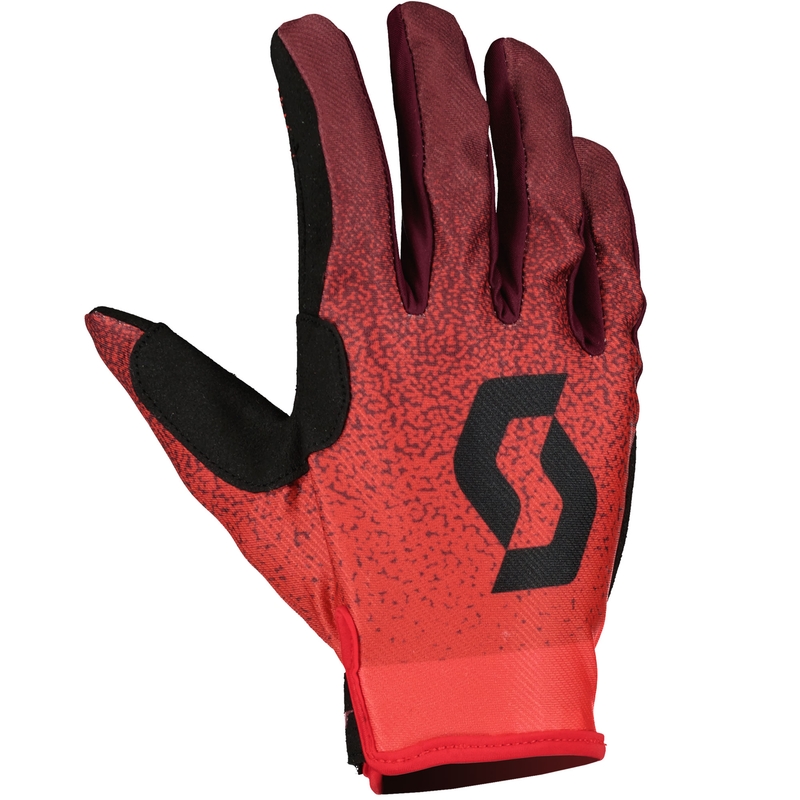 SCOTT 350 DIRT EVO motokrossi kindad puna-mustad
