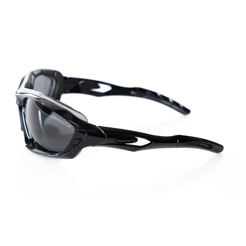 Sluneční brýle pro otevřené helmy MotoZem Drift černé