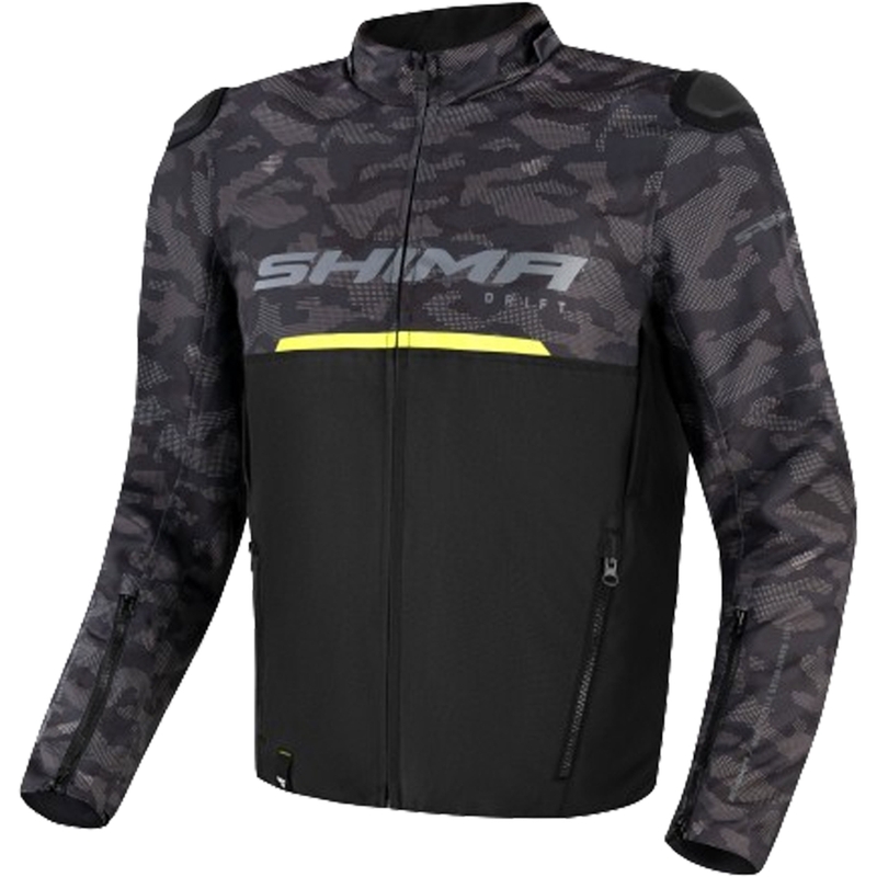 Mootorratta jakk Shima Drift camo-must