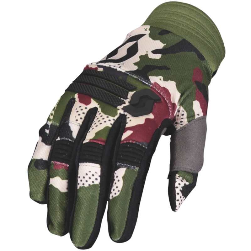 SCOTT X-PLORE mootorratta kindad camo roheline-liiv
