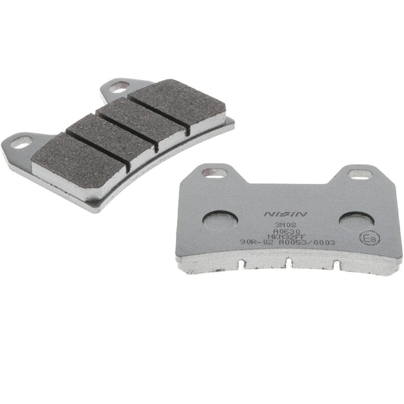 Piduriklotsid NISSIN poolmetallist segu 76x55,5x9 mm 2 tk