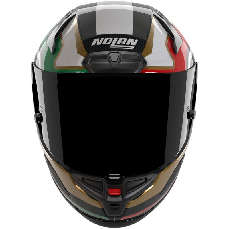 Täismaskiiver Nolan X-804 RS Ultra Carbon Piega läikiv must-kuldne-punane-roheline