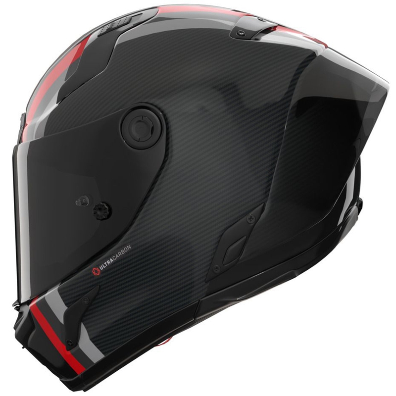 Täismaskiiver Nolan X-804 RS Ultra Carbon Gemini 364 läikiv hall-must-punane-antratsiit