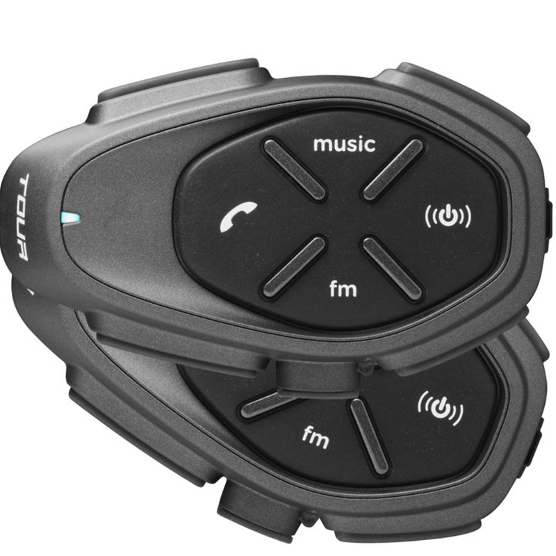 Bluetooth-vabakäeseadmed Interphone CellularLine TOUR HD kaksikkomplekt 2 tk