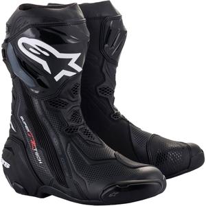 Alpinestars Supertech R Vented Black mootorratta saapad
