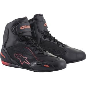 Alpinestars Faster 3 Drystar Black-Fluo Red mootorratta saapad
