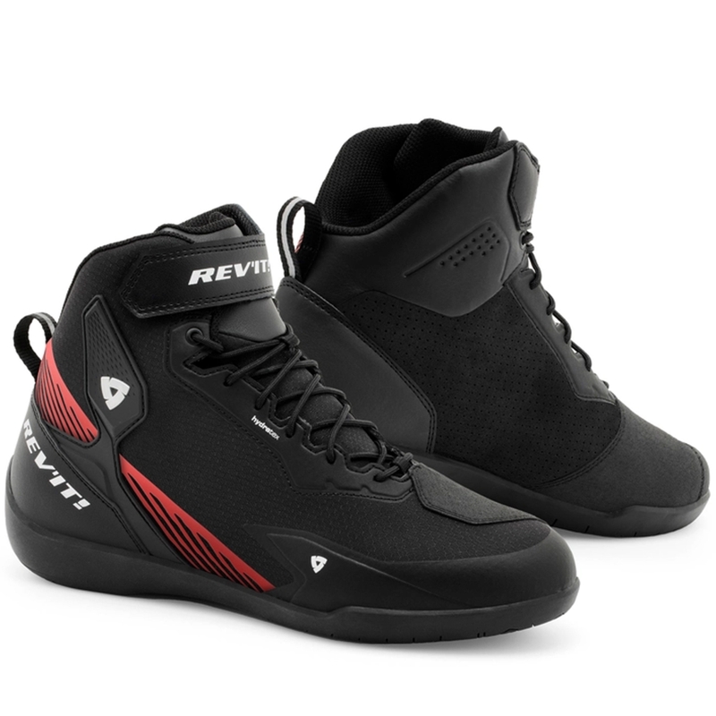Revit G-Force 2 H2O must-fluo punane mootorratta saapad