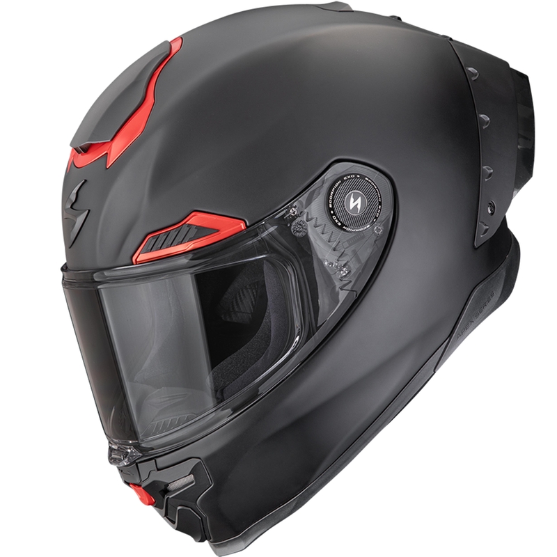 Scorpion EXO-RACE Air Solid FIM2 täismaskiiver matt must-punane