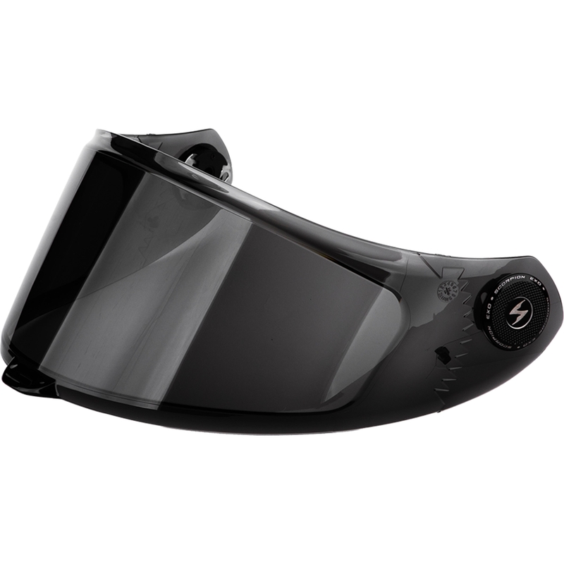Scorpion KDS-F-04 visiir EXO-RACE Air kiivritele, tume suitsuhall