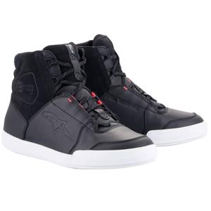 Alpinestars naiste Stella Chrome Drystar mustad, valged ja roosad mootorratta saapad