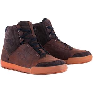 Alpinestars Chrome Crafted Drystar Brown kummist mootorratta saapad