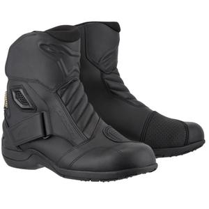 Alpinestars New Land Gore-Tex mustad mootorratta saapad