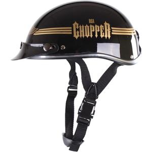 Mootorratta kiiver ajukate RSA Skull must läikiv