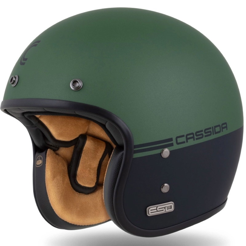 Avatud kiiver Cassida Ace Super Hooligan must matt-metalliline roheline