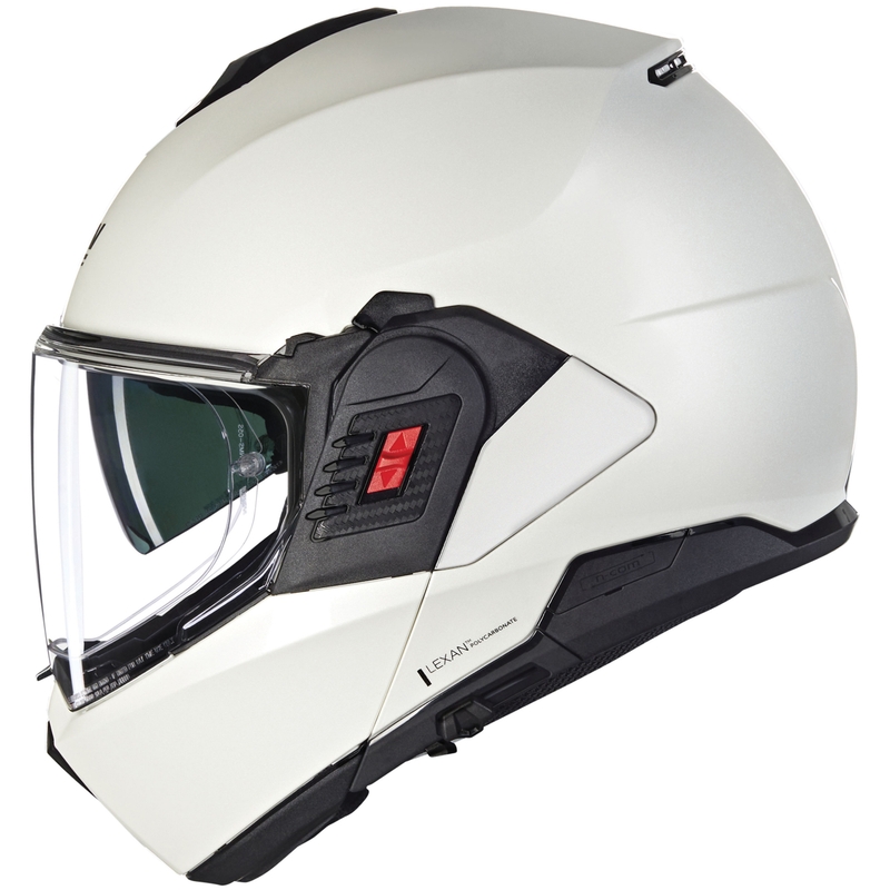 Ülesklapitav mootorrattakiiver Nolan N120-1 Classico Nobile N-COM 320 valge