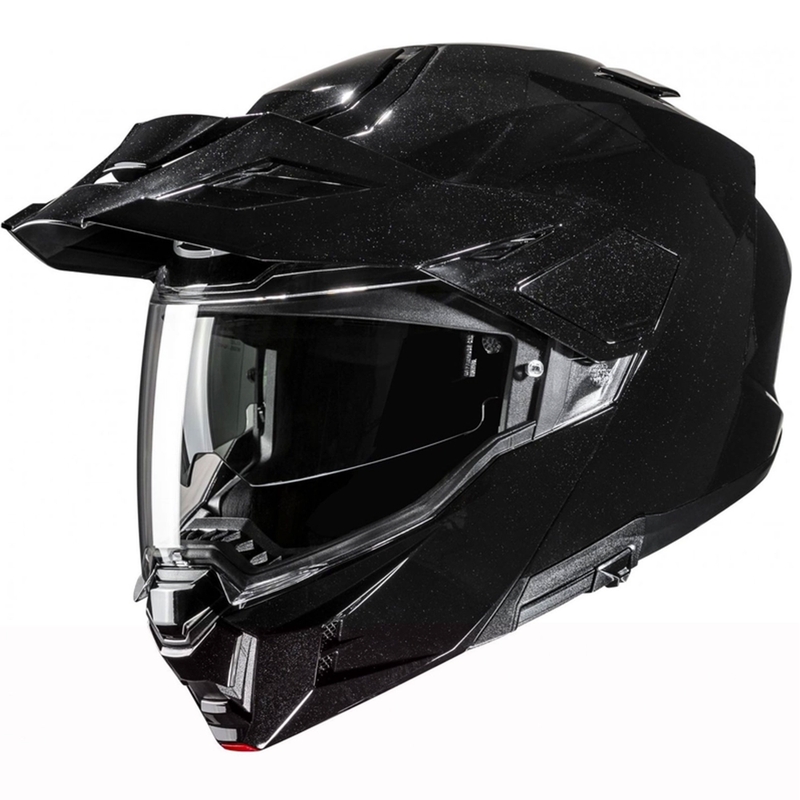 HJC i80 Solid metallic black flip-up mootorratta kiiver
