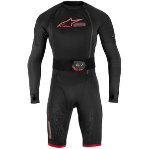 Alpinestars TECH-AIR®10 V2 turvapadjasüsteem must-punane-hall