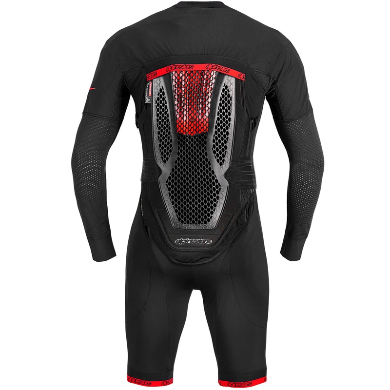 Alpinestars TECH-AIR®10 V2 turvapadjasüsteem must-punane-hall