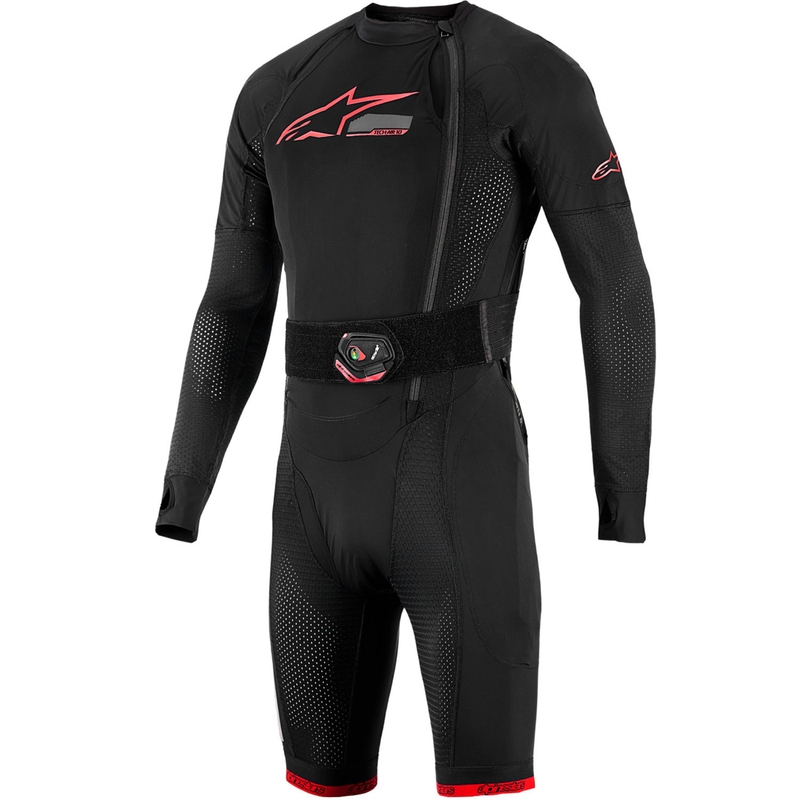 Alpinestars TECH-AIR®10 V2 turvapadjasüsteem must-punane-hall