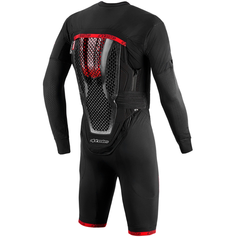 Alpinestars TECH-AIR®10 V2 turvapadjasüsteem must-punane-hall