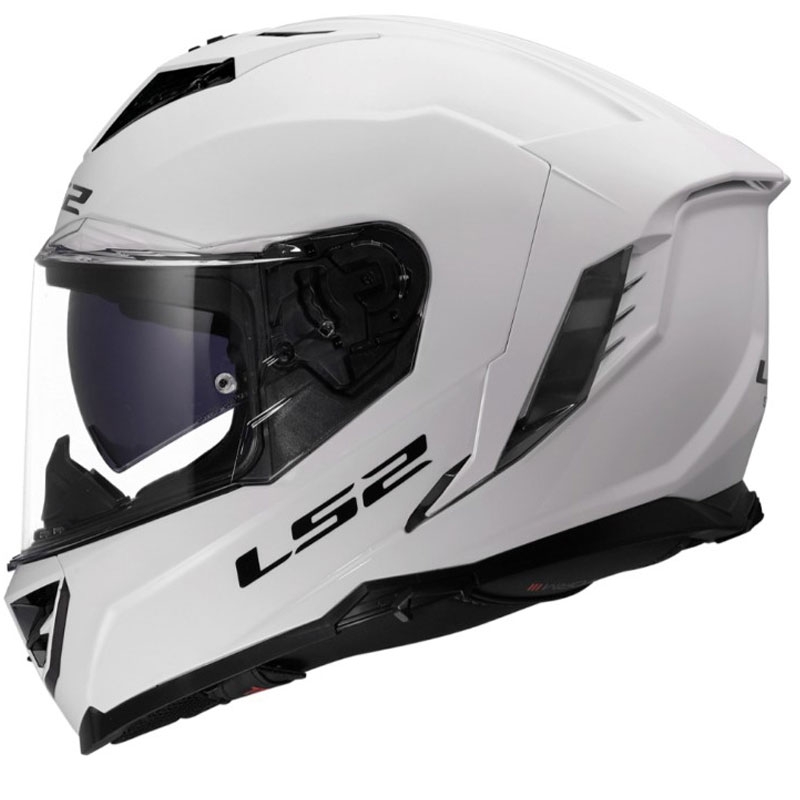 Täismaskiiver mootorrattale LS2 FF818 Storm III Solid läikiv valge