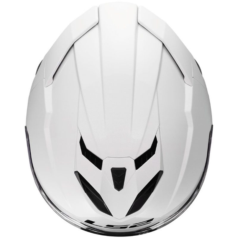 Täismaskiiver mootorrattale LS2 FF818 Storm III Solid läikiv valge