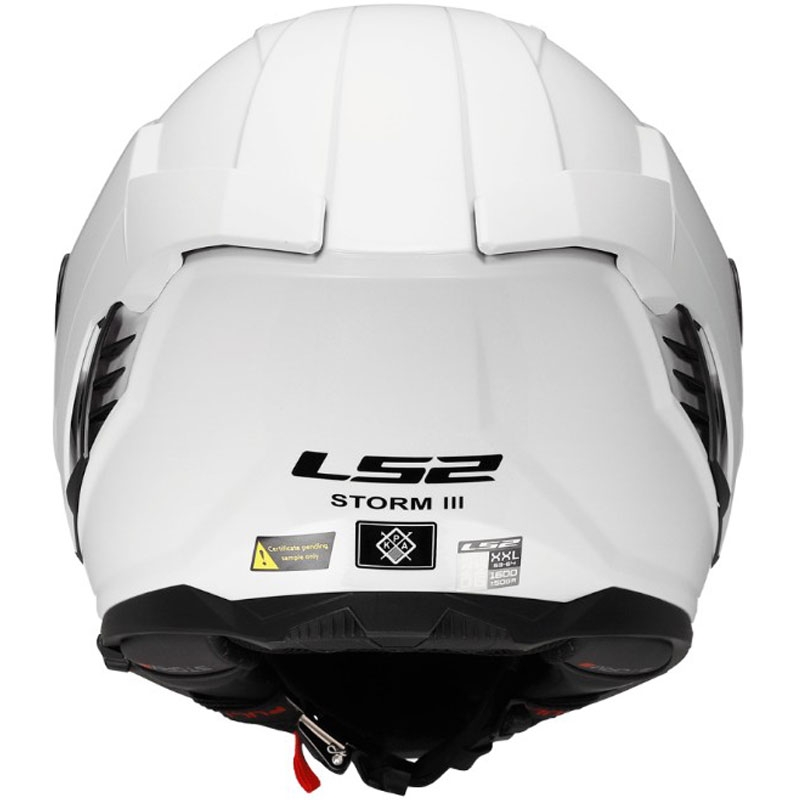 Täismaskiiver mootorrattale LS2 FF818 Storm III Solid läikiv valge